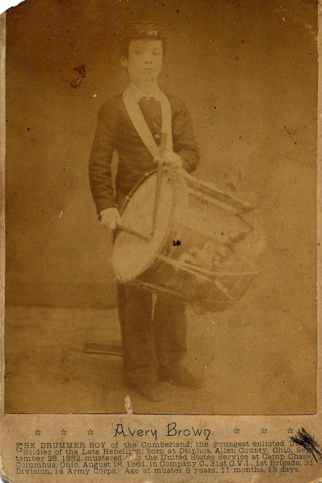 Avery Brown: Drummer Boy of the Cumberland