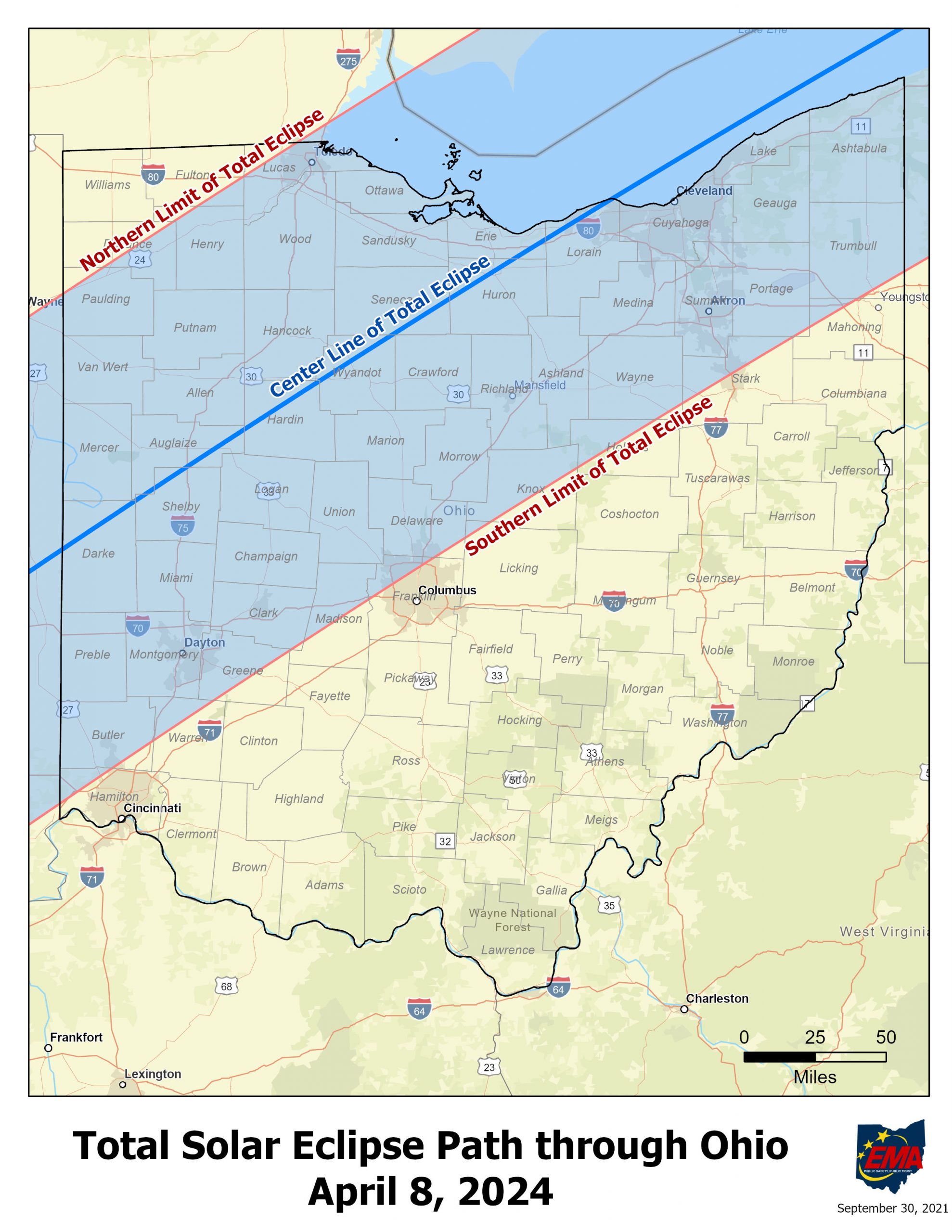 Eclipse 2024 Ohio Jeri Rodina   Path Thru Ohio With Roads Scaled 